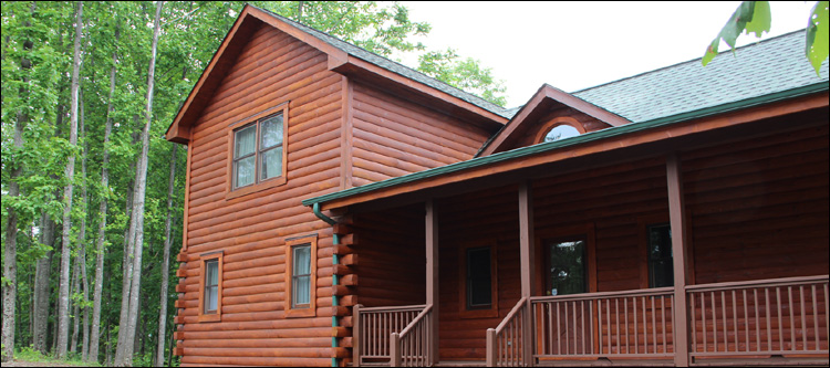 Log Home Staining in Defiance County, Ohio